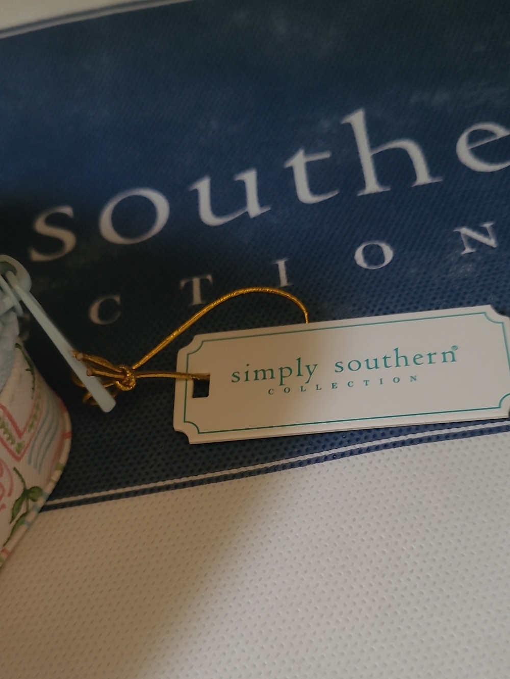 Simply Southern Pastel Nautical Print Jewelry Travel Case - Picture 5 of 6